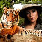 marcos de fotos de tigre icono