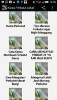 Kicau Perkutut Lokal poster