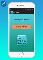 Aircel UPC Code Generator پوسٹر