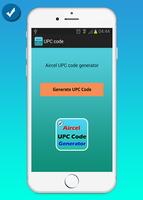 Aircel UPC Code Generator الملصق