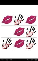 kiss or slap Tic Tac Toe Ekran Görüntüsü 1