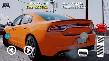 Drift Racing Dodge Charger Simulator Game capture d'écran 1