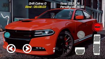 Drift Racing Dodge Charger Simulator Game capture d'écran 2