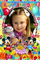 Happy Birthday Photo Frames imagem de tela 1