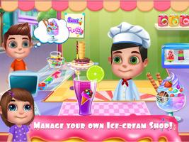 Ice Cream Popsicles Smoothies Affiche