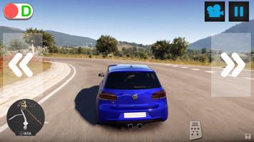 City Driver Volkswagen Golf Simulator capture d'écran 2