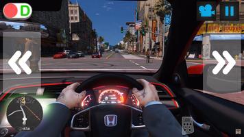 برنامه‌نما City Driver Honda Civic Simulator عکس از صفحه