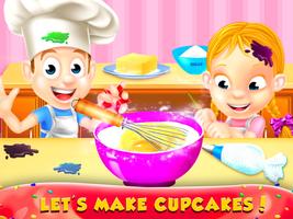 Cupcake Bakery Shop - Kids Food Maker Games تصوير الشاشة 2