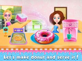 Donut Bakery Shop - Kids Food Maker Games poster