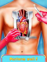 Heart Surgery: ER Doctor Surgeon Simulator Games Ekran Görüntüsü 1