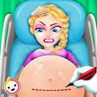 Pregnant Princess Baby Birth आइकन