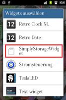 Simply storage widget screenshot 1
