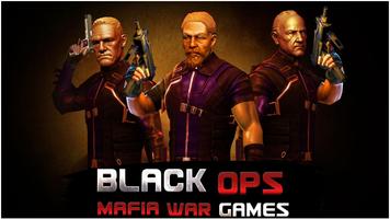 noires missions : jeux de guerre mafieux. Affiche