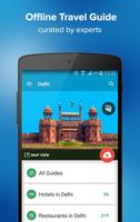 Delhi Travel Guide & Maps الملصق