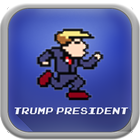 Run For President Donald trump Zeichen
