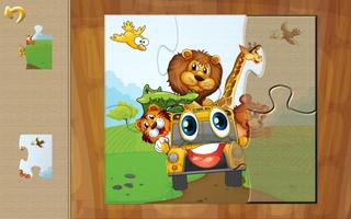 Animal Car Puzzles for Kids capture d'écran 1