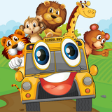 Animal Car Games for kids icône