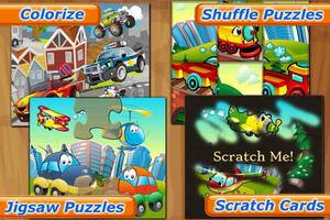 Cars for Kids: Puzzle Games 截图 1