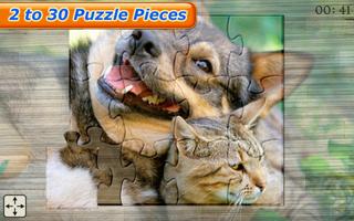 Dogs vs Cats: Jigsaw Puzzle Games 🐶❤️😺 capture d'écran 3