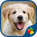 Perros rompecabezas juego niño