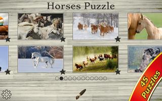 Horses Jigsaw Puzzles ❤️🐴 Affiche