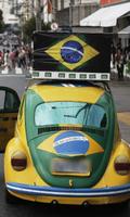 車のブラジルの壁紙 ポスター