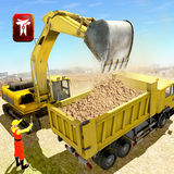 Uphill City Construction Crane : Road Builder 3D icon