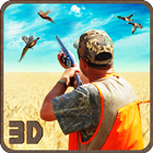 Fliegen-Vogel-Jagdsaison 3D Zeichen