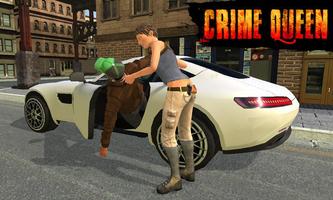 Crime Queen Mad City Simulator Plakat