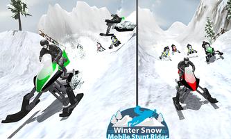 Winter Snowmobile Rider 3D screenshot 1