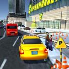 Supermarket Taxi Driver 3D Sim icon