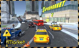 Supermarket Taxi Driver 3D Sim imagem de tela 2