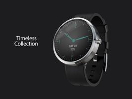 Timeless-Aqua Watch Face ảnh chụp màn hình 1