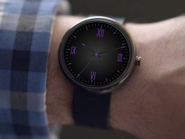 Timeless-Purple Watch Face capture d'écran 3
