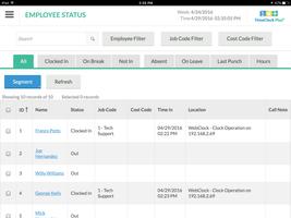TimeClock Plus Mobile Manager скриншот 1