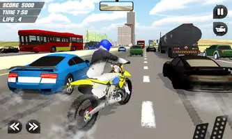 Dirt Bike Rider Stunt Race 3D screenshot 1