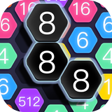 Hexa Cell - 数字タイルパズルゲーム。六角形タイル2048パズルゲーム APK