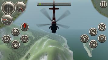 Helicopter Flight Simulator 3D capture d'écran 1