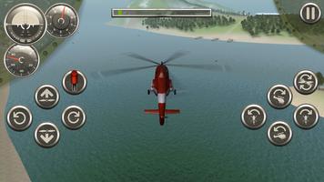 Helicopter Flight Simulator 3D capture d'écran 2