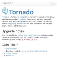 python tornado doc পোস্টার