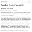 python ansible doc