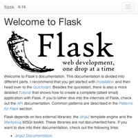 python flask doc Affiche