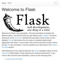 برنامه‌نما python flask doc عکس از صفحه