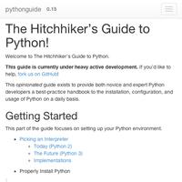 python guide-poster