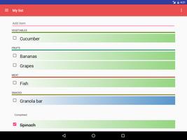 Healthy Grocery List screenshot 2