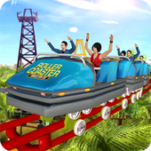 Roller Coaster 3D icon Roller Coaster 3D icon
