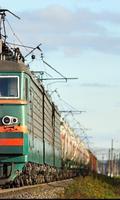 Russia Railroad Wallpapers Affiche