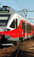 السكك الحديدية المجر موبايل الملصق