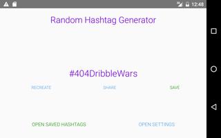 Random Hashtag Generator captura de pantalla 3