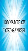 108 names of lord Ganesh Affiche